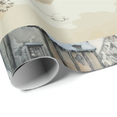 キャロルが猫の水彩画を歌うL.W.ワイン ラッピングペーパー (ロールコーナー)