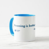 キャロルなる… Dweckの引用文 マグカップ (正面左)