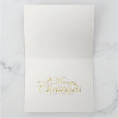 キャロルを歌うヴィンテージクリスマス猫 カード (内部)