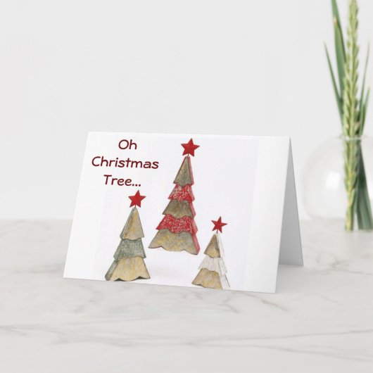 キャロルを歌う時間か二つ…メリークリスマス カード (正面)