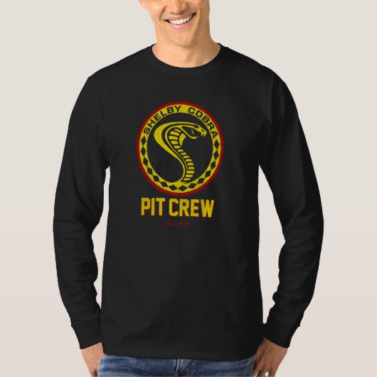 キャロルシェルビーヴィンテージピットクルーバッジ Tシャツ (正面)