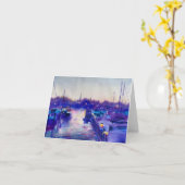 キャロルズクリークサンセット: Notecard カード (黄色い花)