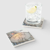 キャロルセントカフェカバゲータウンキャロルセントカフェ ストーンコースター (横)