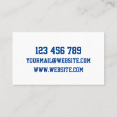 キャロル整備士名刺 名刺 (裏面)