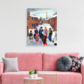 キャロル歌手 キャンバスプリント (インサイチュ (リビング))