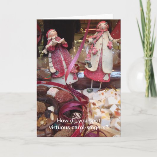キャロル歌手 シーズンカード (正面)