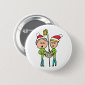 キャロル歌 缶バッジ (正面&裏面)