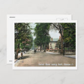 キャロル通り、パターソン、ニュージャージー州ヴィンテージ ポストカード (正面/裏面)