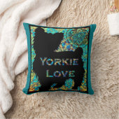 キャロルZeock著ヨークシャーテリア愛枕 クッション (ブランケット)
