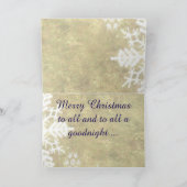 キャロルZeock著睡眠のマットのクリスマスカード シーズンカード (内部)