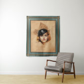 キャロレロンバードポートレートバイシャルルゲイツシェルドン タペストリー (インサイチュ)