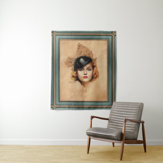 キャロレロンバードポートレートバイシャルルゲイツシェルドン タペストリー (インサイチュ)