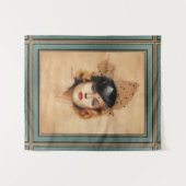 キャロレロンバードポートレートバイシャルルゲイツシェルドン タペストリー (正面(横))