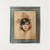 キャロレロンバードポートレートバイシャルルゲイツシェルドン タペストリー (正面)