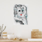 キャロレロンバード ポスター (キッチン)