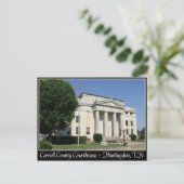 キャロールカウンティコートハウスハンティンドン， TN ポストカード (スタンド正面)