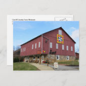 キャロールカウンティファームミュージアムギフトショップバーン ポストカード (正面/裏面)