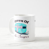 キャンおもしろいパーRVの女王 コーヒーマグカップ (正面左)