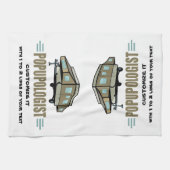 キャンおもしろいピング キッチンタオル (横)