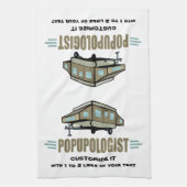 キャンおもしろいピング キッチンタオル (縦)