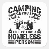 キャンおもしろいプことわざ スクエアシール (正面)