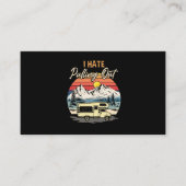 キャンおもしろいプアイヘイトアウトレトロ旅行 名刺 (正面)