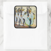 キャンカンダンサーズステッカー スクエアシール (バッグ)