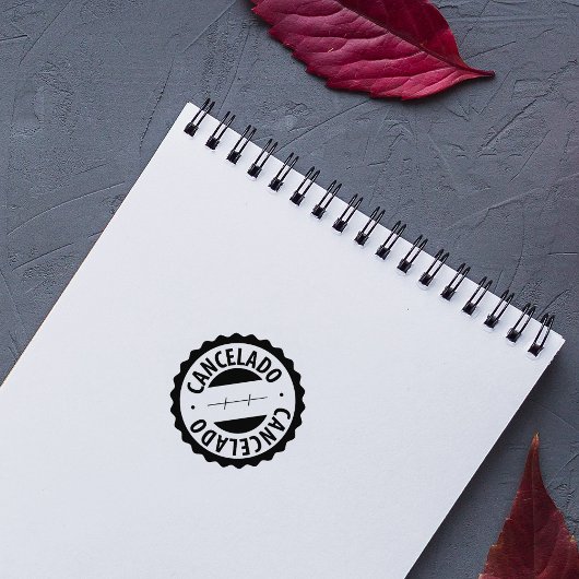 キャンセラド、ポルトガル語ゴム印 ラバースタンプ