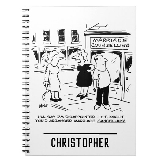 キャンセルしない結婚相談 ノートブック (正面)