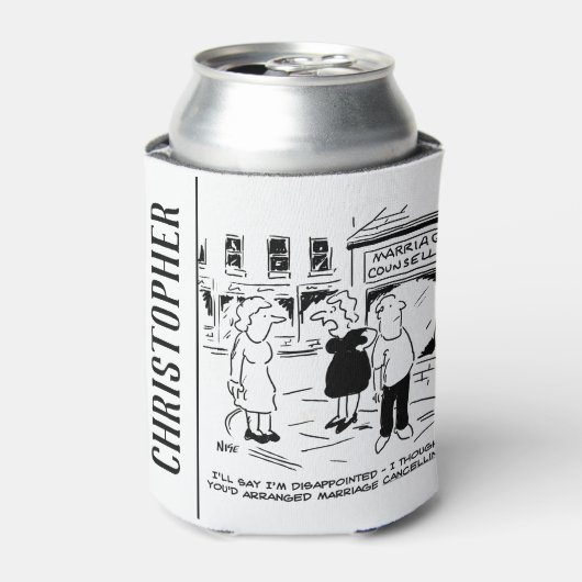 キャンセルしない結婚相談 缶クーラー (缶正面)