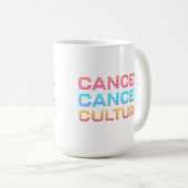 キャンセルカルチャーアンチ毒性インターネットモブ コーヒーマグカップ (正面右)