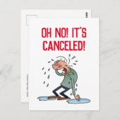 キャンセル延期されたキャンセルイベント漫画 ポストカード (正面/裏面)
