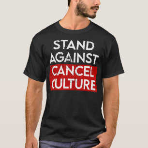 キャンセル文化に反対する Tシャツ