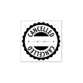 キャンセル済み、経理担当、小規模企業 ラバースタンプ (インプリント)