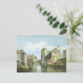 キャンタベリーのウェストゲート (紙にボディカラー) ポストカード (スタンド正面)