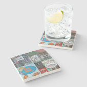 キャンダーパークアトランタマーブルコースター ストーンコースター (横)