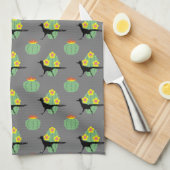 キャンティとロードランナー キッチンタオル (四つ折り)