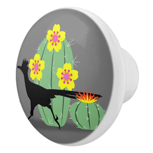 キャンティとロードランナー セラミックノブ (右)