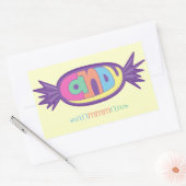 キャンディおいしいステッカー 長方形シール (封筒)