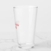 キャンディおもしろいケイン文字クリスマスクリスマスシーズン7月 タンブラーグラス (左)