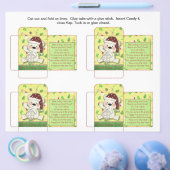 キャンディおもしろいパケット極性ベアウンチ付きことわざ チラシ (シングル)