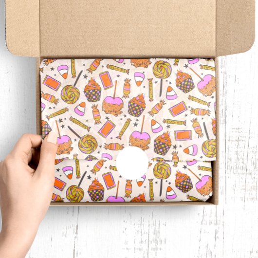 キャンディお洒落ーをテーマにしたハロウィーンティッシュペーパー 薄葉紙