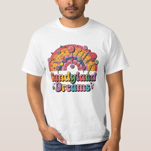 キャンディお洒落ー愛好家のためのデザイン Tシャツ (正面)