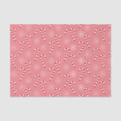 キャンディかわいらしケーンパターンピンクティッシュペーパー 薄葉紙 (正面)