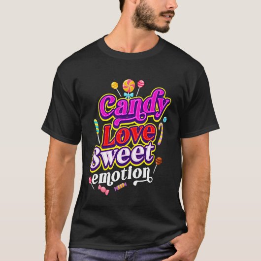 キャンディとスイーツ Tシャツ (正面)