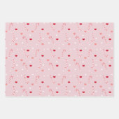 キャンディとスター柄 ラッピングペーパーシート (正面2)