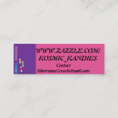 キャンディの名刺 スキニー名刺 (裏面)