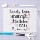 キャンディの甘い願いとヤドリギのキス 薄葉紙 (クラフト)