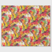 キャンディの背景 ラッピングペーパー (フラット)