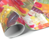 キャンディの背景 ラッピングペーパー (ロールコーナー)